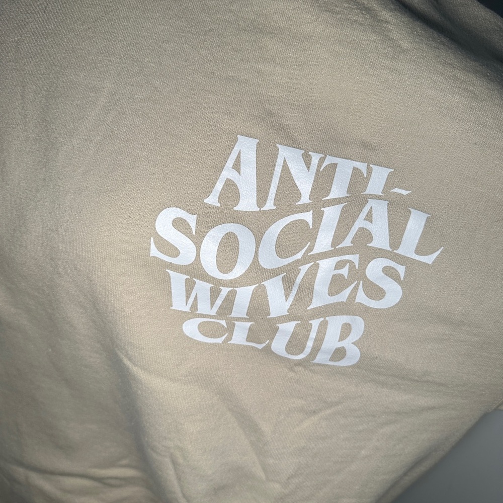 Anti social wives club womens crewneck size xl - Picture 4 of 6
